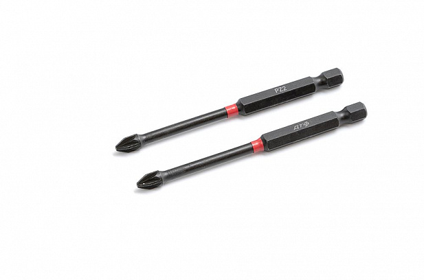  Бита ударная 1/4", PZ2 х 90мм, 2шт ДТ