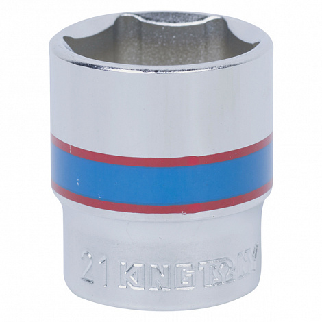 Головка торц. 6-гр. 3/8"DR 21мм хром