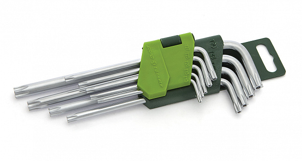 Наб.кл.TORX 9шт.с отв. (T10....T50)ДТ