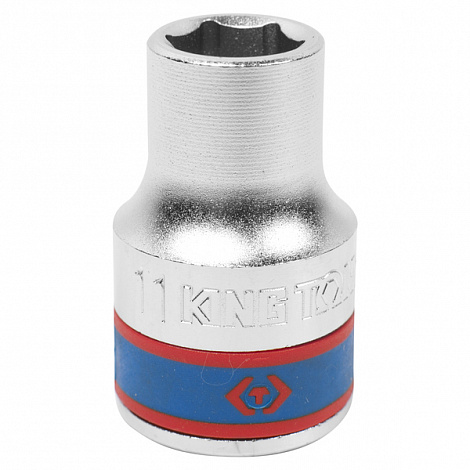 Головка торц 11мм 6-гр 1/2"DR хром KT